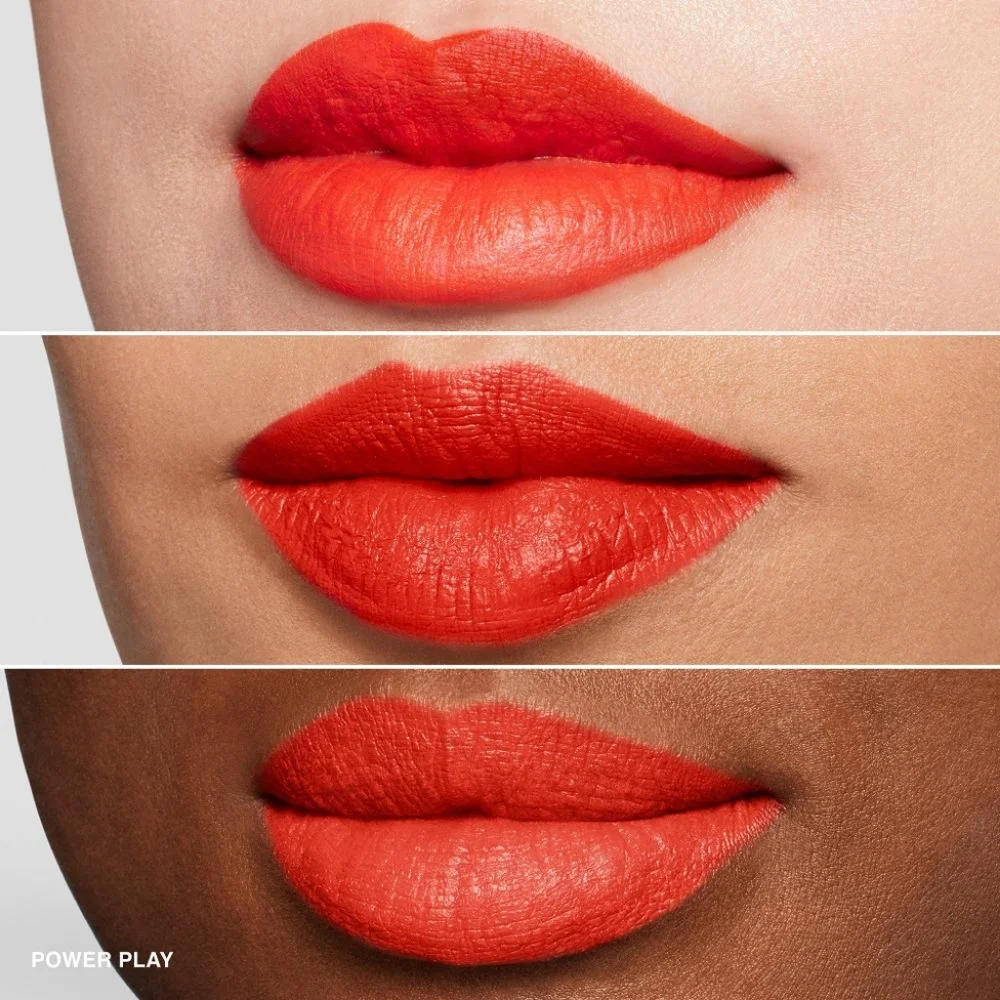 Bobbi LUXE Matte LIPSTICK IN POWER PLAY (Bright Red Orange)